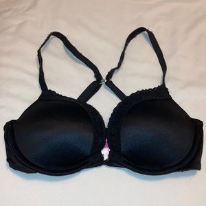 Women’s Victoria’s Secret PINK Black lace Ultimate Push Up with adjustable back